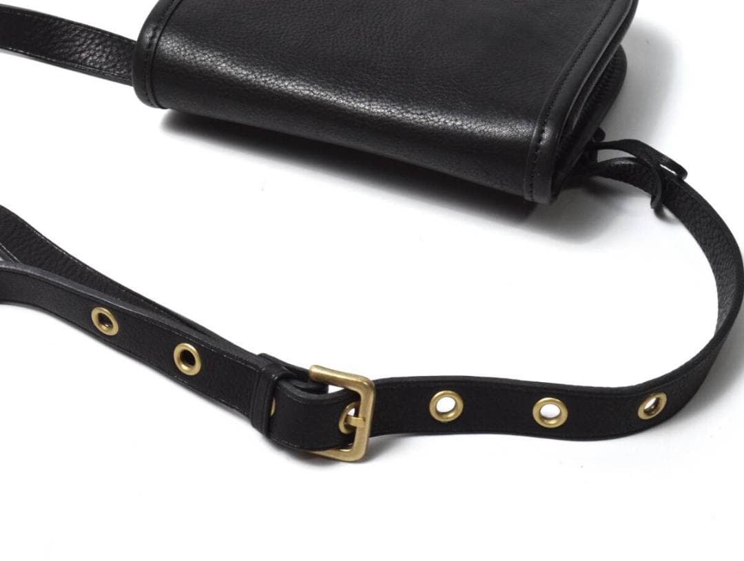 未使用 agnes b. アニエスベー レザー ウエストバッグ ブラック