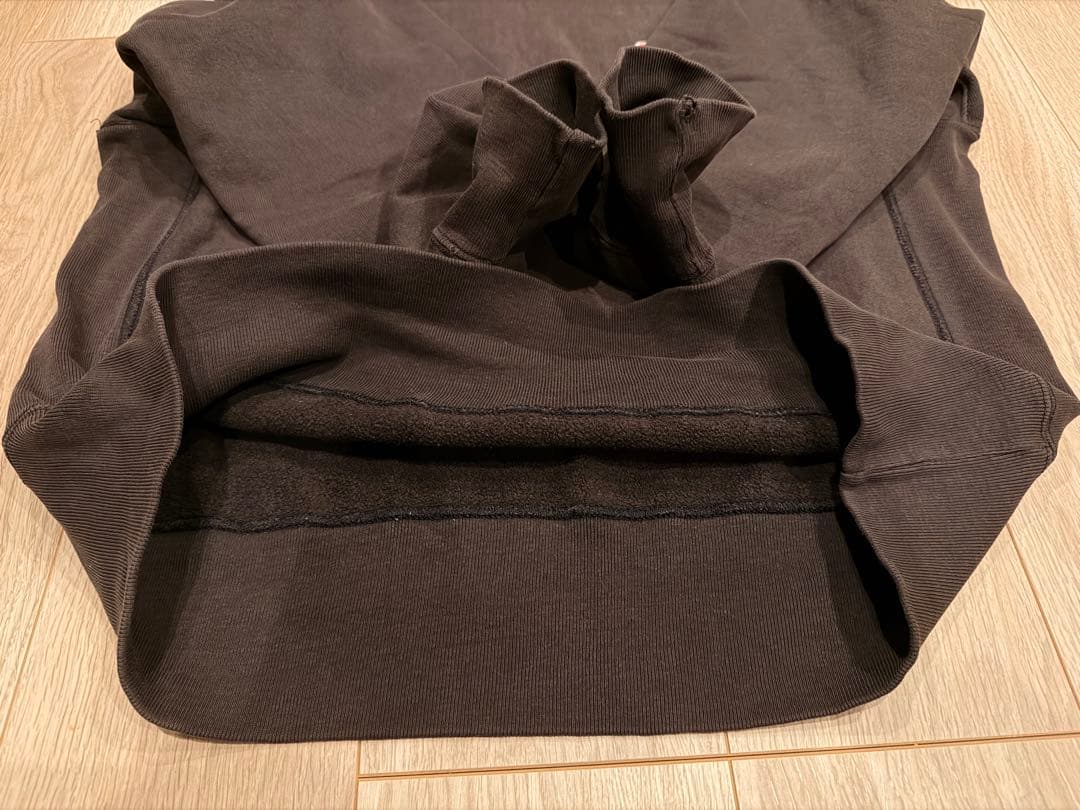 80s初期 チャンピオン 超フェード ブラック L リバースウィーブ 目無し 黒