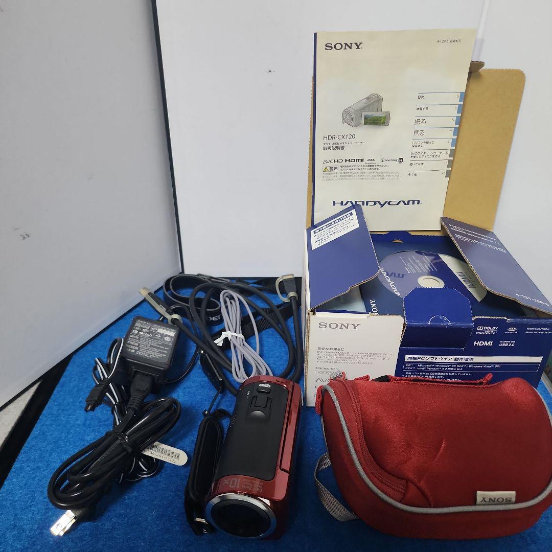 美品　SONY ハンディカム HDR-CX120　ハンディカムビデオカメラ