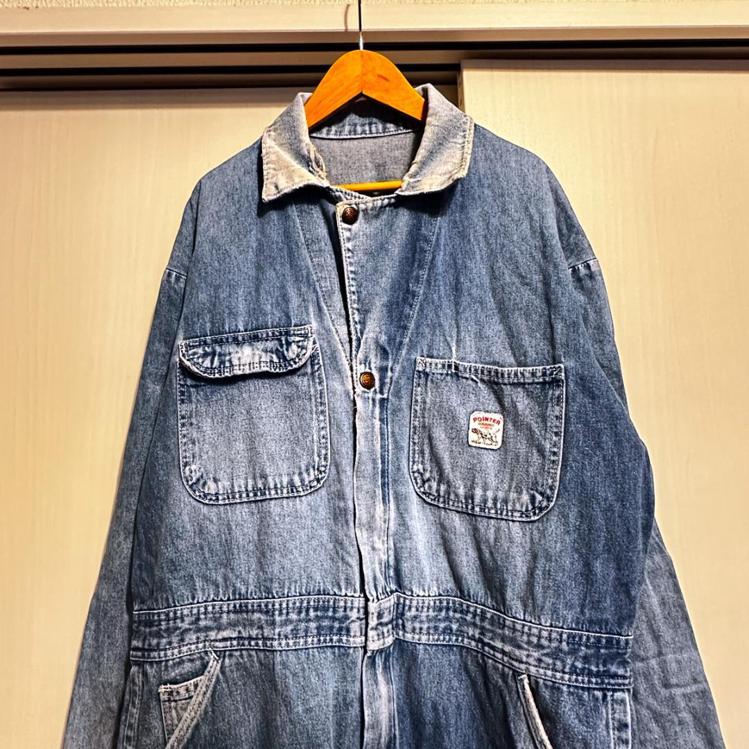 POINTER つなぎ　デニム　タグなし　HR0828