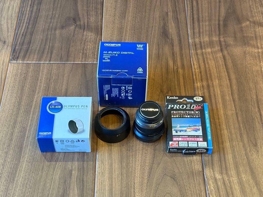 OLYMPUS 45mm F1.8 レンズ + Kenko PRO1D