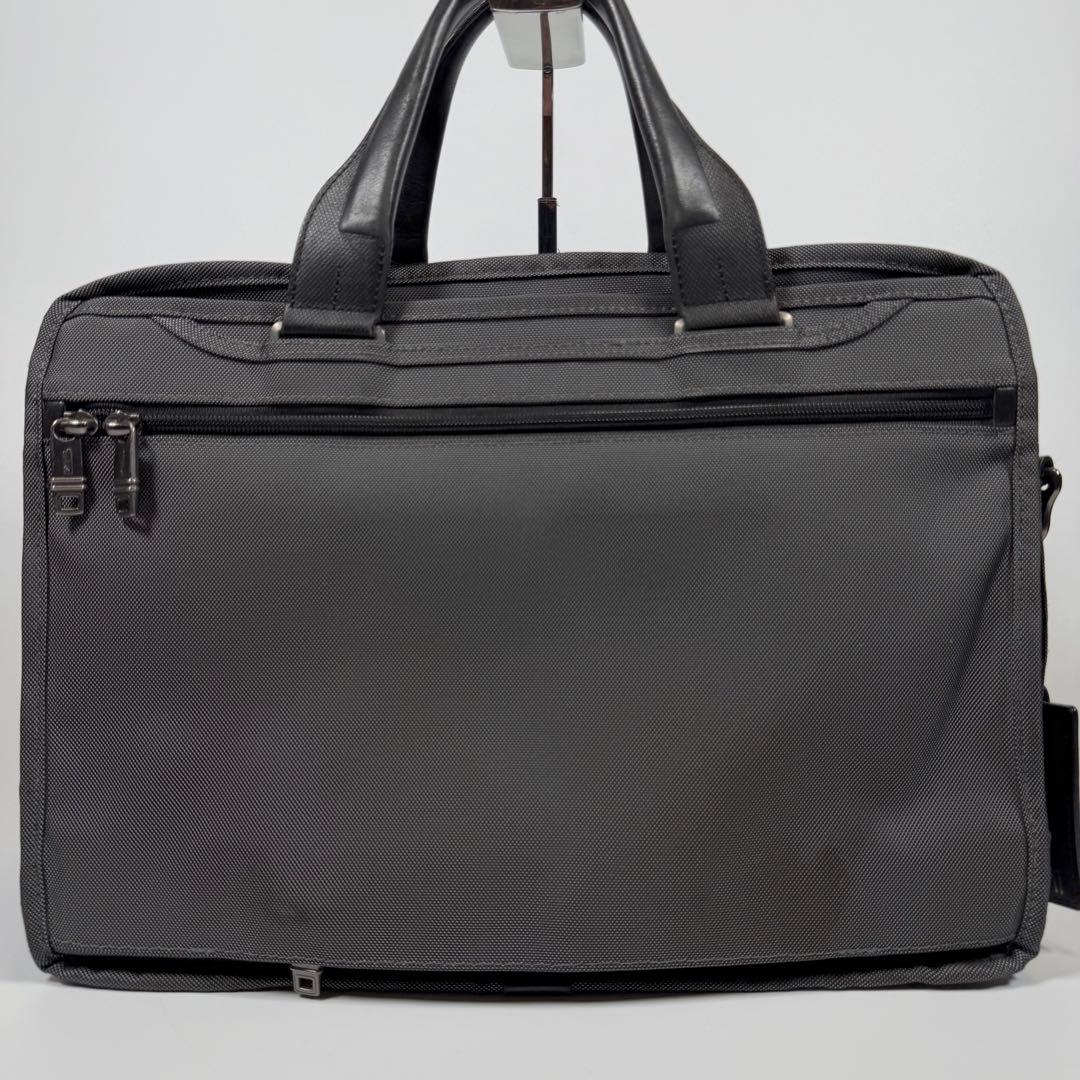 【美品】トゥミ　ビジネスバッグ　2way アルファ2 エクスパンダブル　グレー