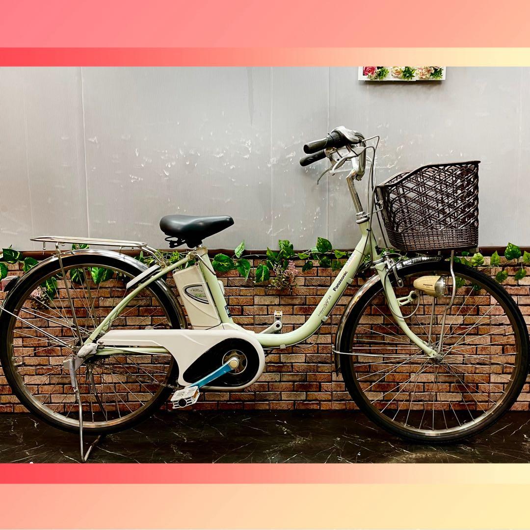 【12】電動自転車 Panasonic lithium vivi SS グリーン