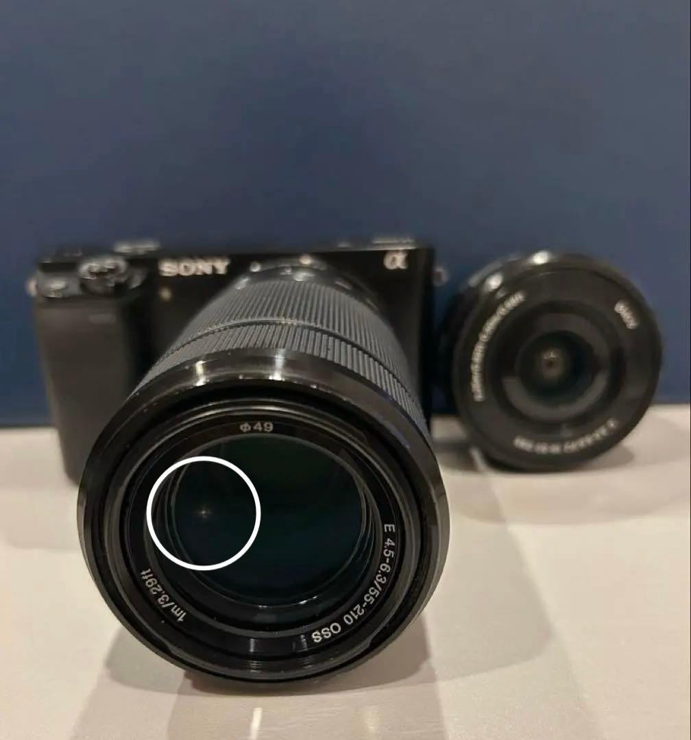 Sony α6000 ミラーレスカメラ ダブルズームレンズ付
