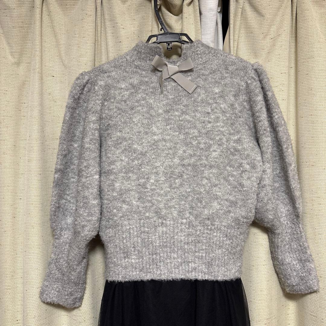 M'S GRACY パフスリーブニット40♡