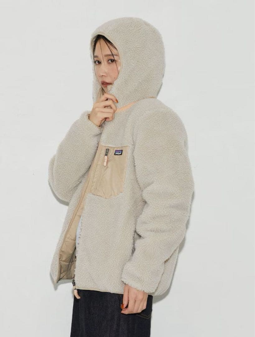 パタゴニア キッズ XXL リバーシブル・レディ・フレディ・フーディ ブルゾン