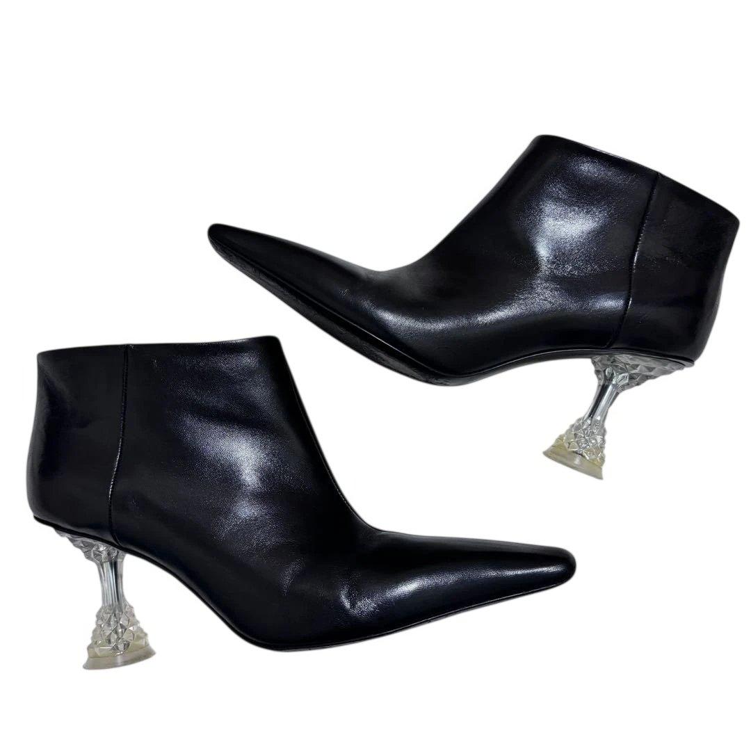 希少◎CELINE フィービー期 シャンデリアヒール ブーティー 35 ブラック