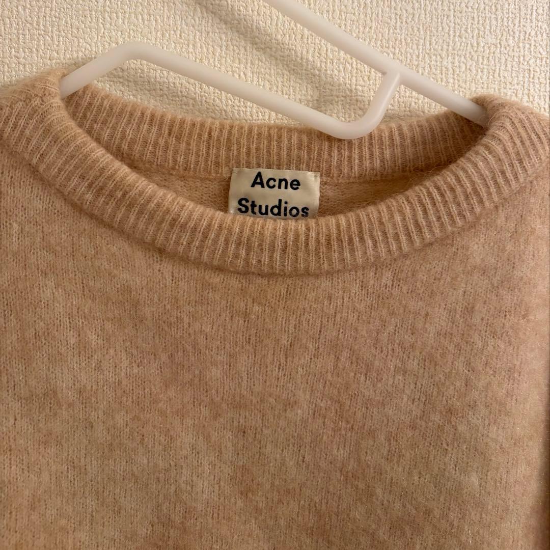 Acne Studios Dramatic Moh モヘアニット クリーム