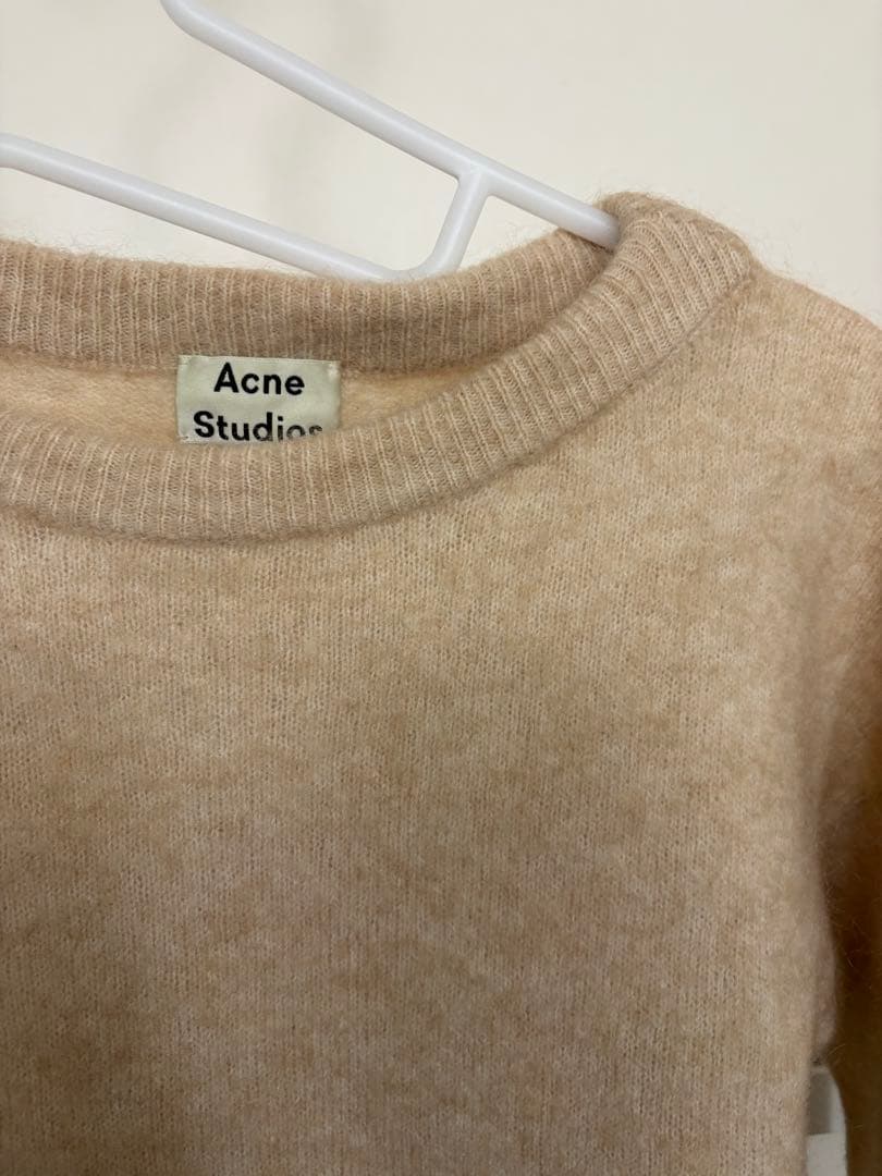 Acne Studios Dramatic Moh モヘアニット クリーム