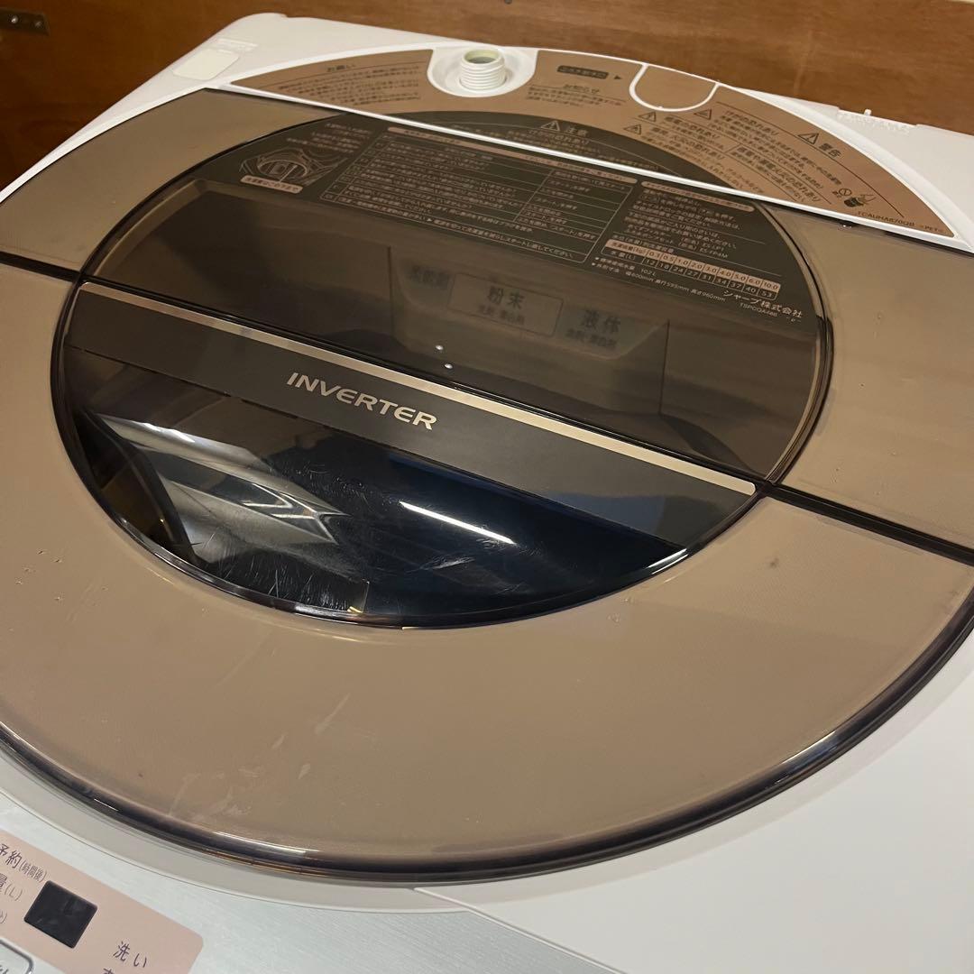 一都三県限定　配送設置無料　縦型洗濯機　SHARP 2019年　10kg