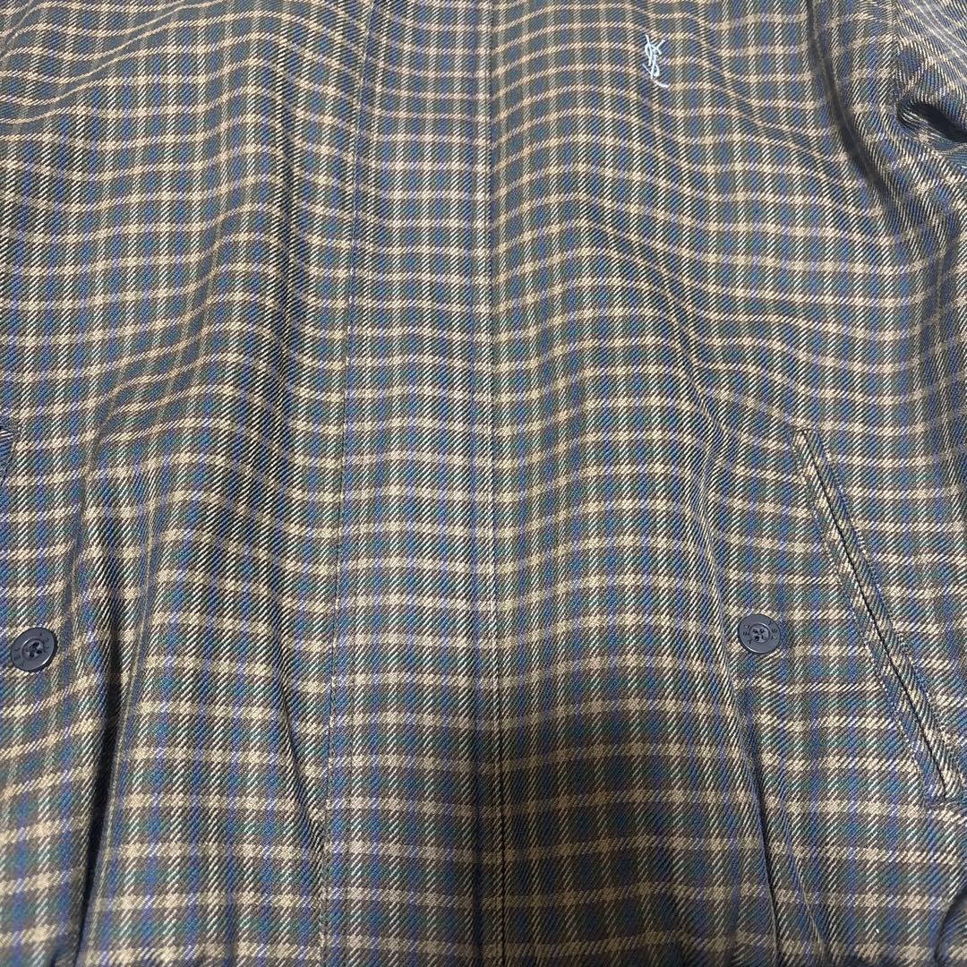 【怪獣】イヴ・サンローラン　チェック　ブルゾン