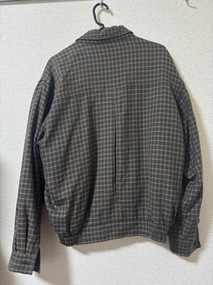 【怪獣】イヴ・サンローラン　チェック　ブルゾン