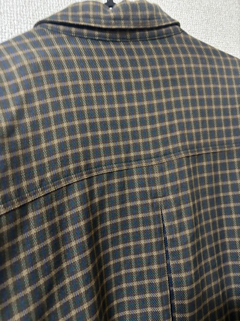 【怪獣】イヴ・サンローラン　チェック　ブルゾン