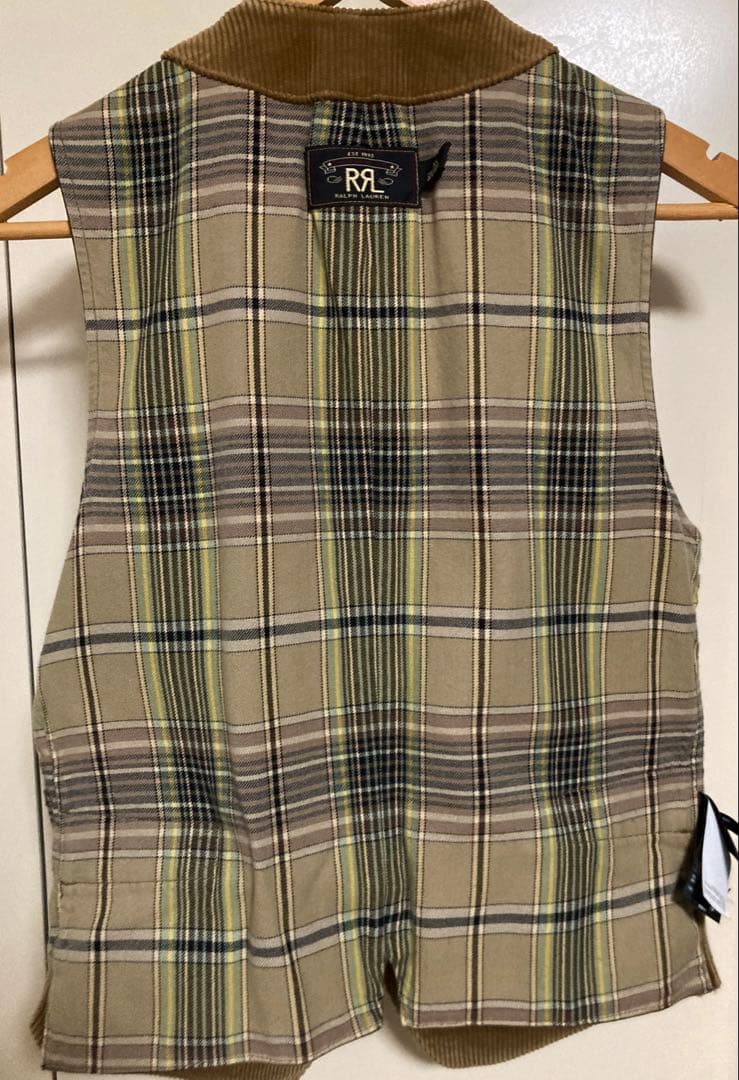【希少/状態良好】RRL ダブルアールエル コーデュロイ ベスト XS