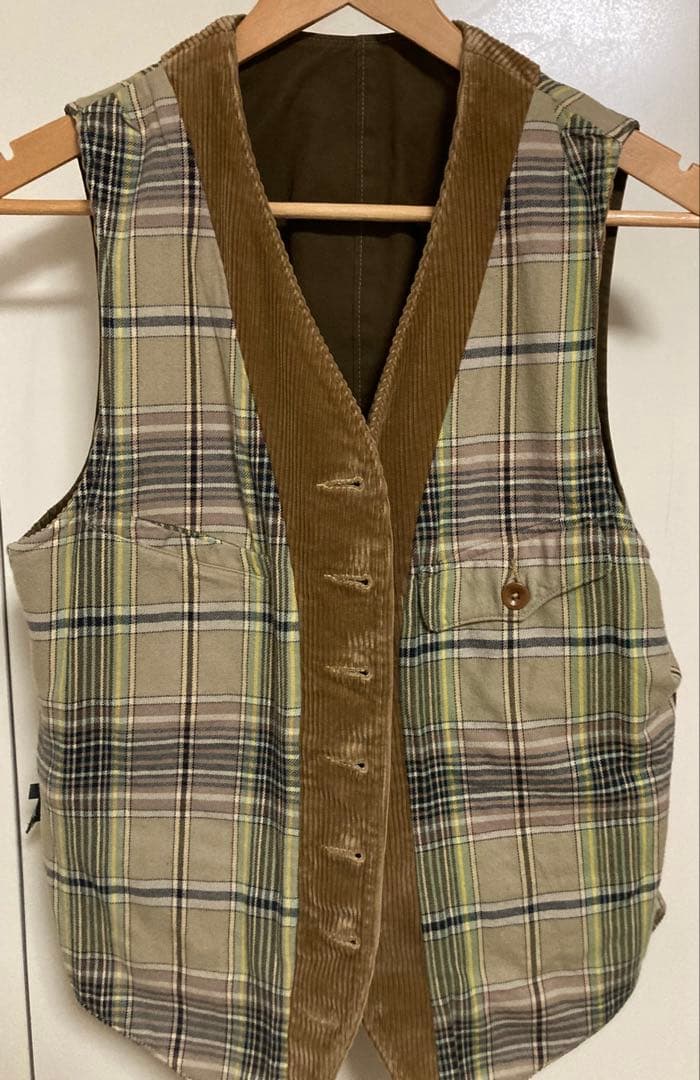 【希少/状態良好】RRL ダブルアールエル コーデュロイ ベスト XS