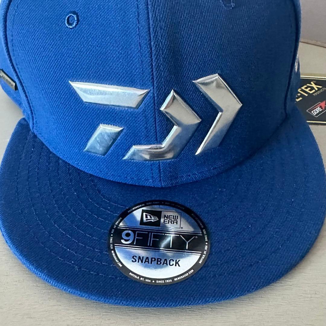 未使用　DAIWA × ニューエラ　GORE-TEX キャップ　ブルー　ダイワ