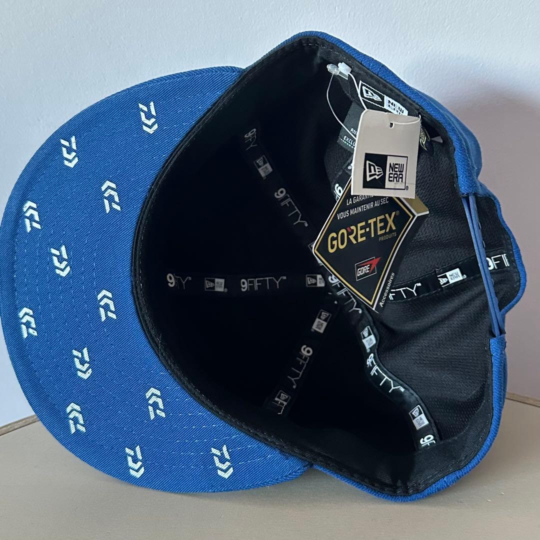 未使用　DAIWA × ニューエラ　GORE-TEX キャップ　ブルー　ダイワ