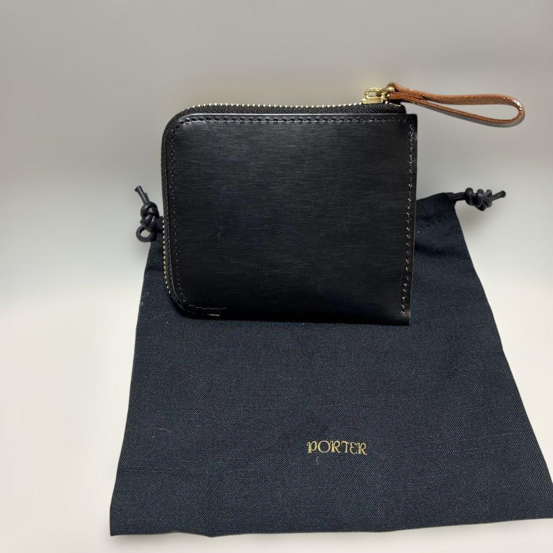 未使用 に近いPORTER ポーター ソーク 小銭入れ L字ファスナー SOAK