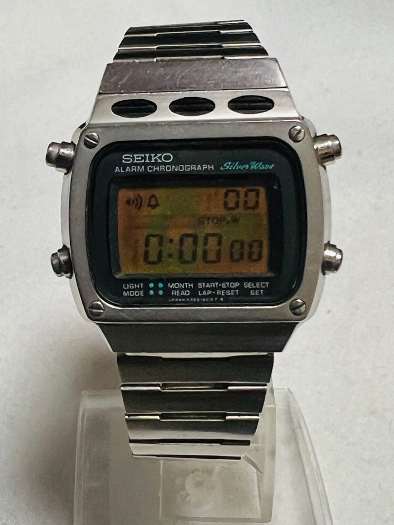 SEIKO シルバーウェーブ A359-5020デジタル腕時計　稼働品