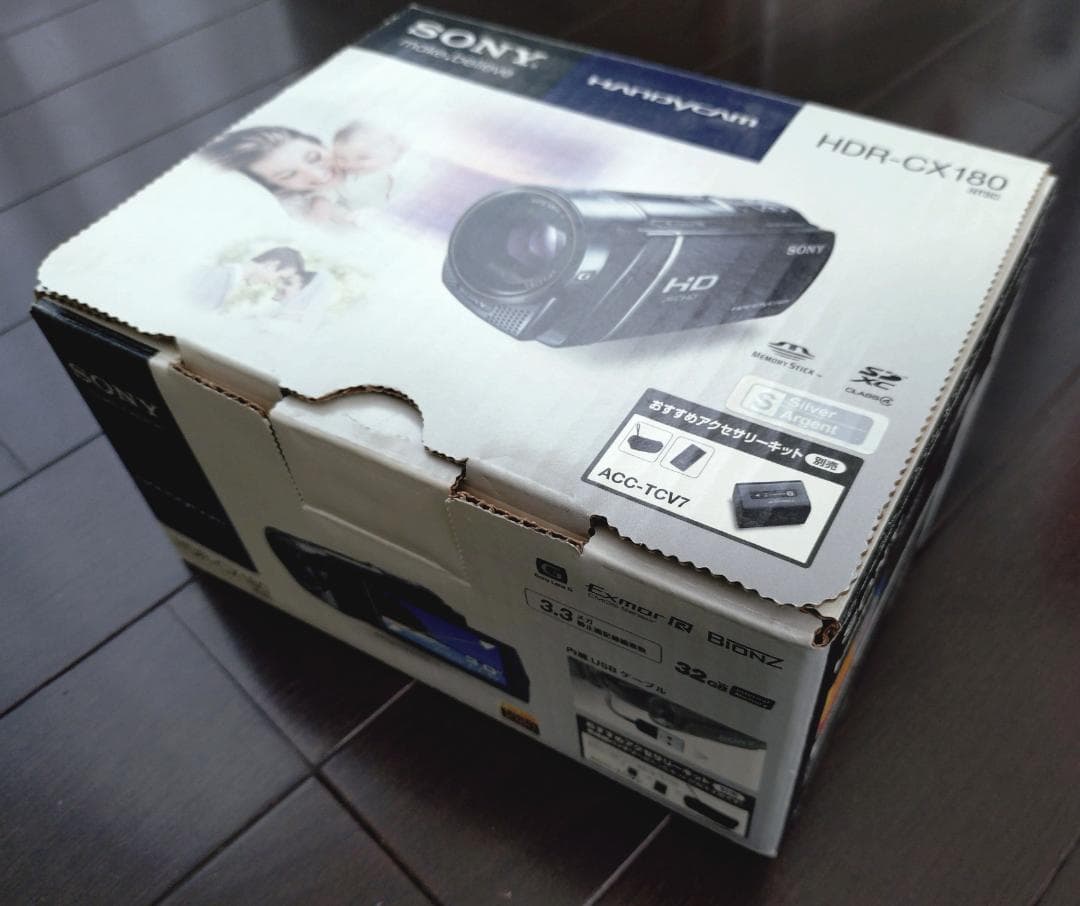 SONY HANDYCAM ビデオカメラ 本体 HDR-CX180 正箱入り