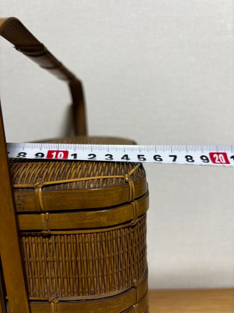 レトロ　竹細工　竹籠　インテリア