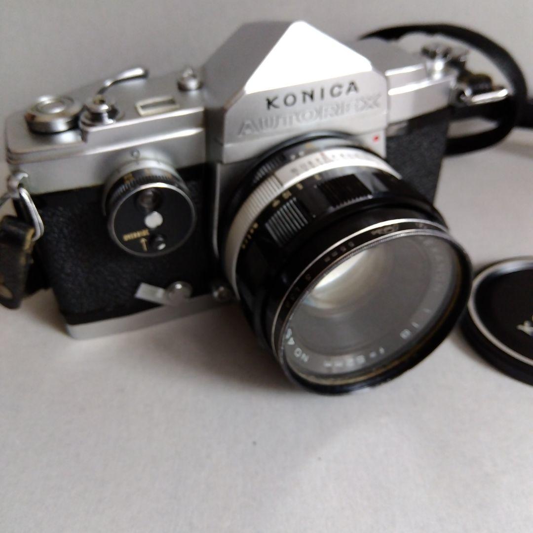 KONICA AUTOREX/本体+レンズ３+レンズフード2/ジャンク/レトロ