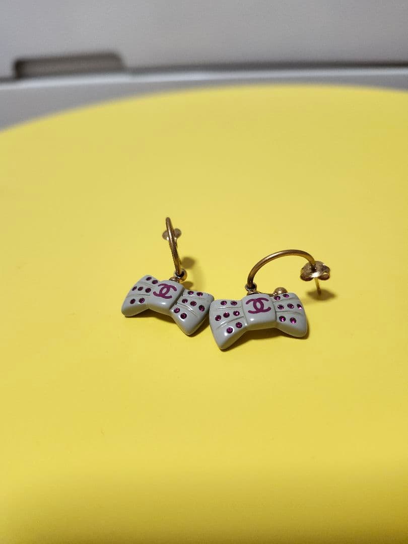 【正規品】シャネル リボン ピアス