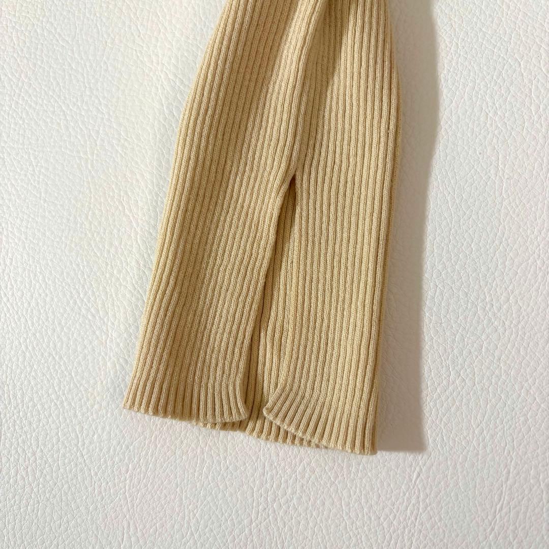 未使用級　オーラリー　ロンハーマン別注　ギザリブタートルネック　アイボリー