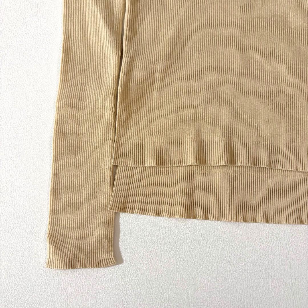 未使用級　オーラリー　ロンハーマン別注　ギザリブタートルネック　アイボリー