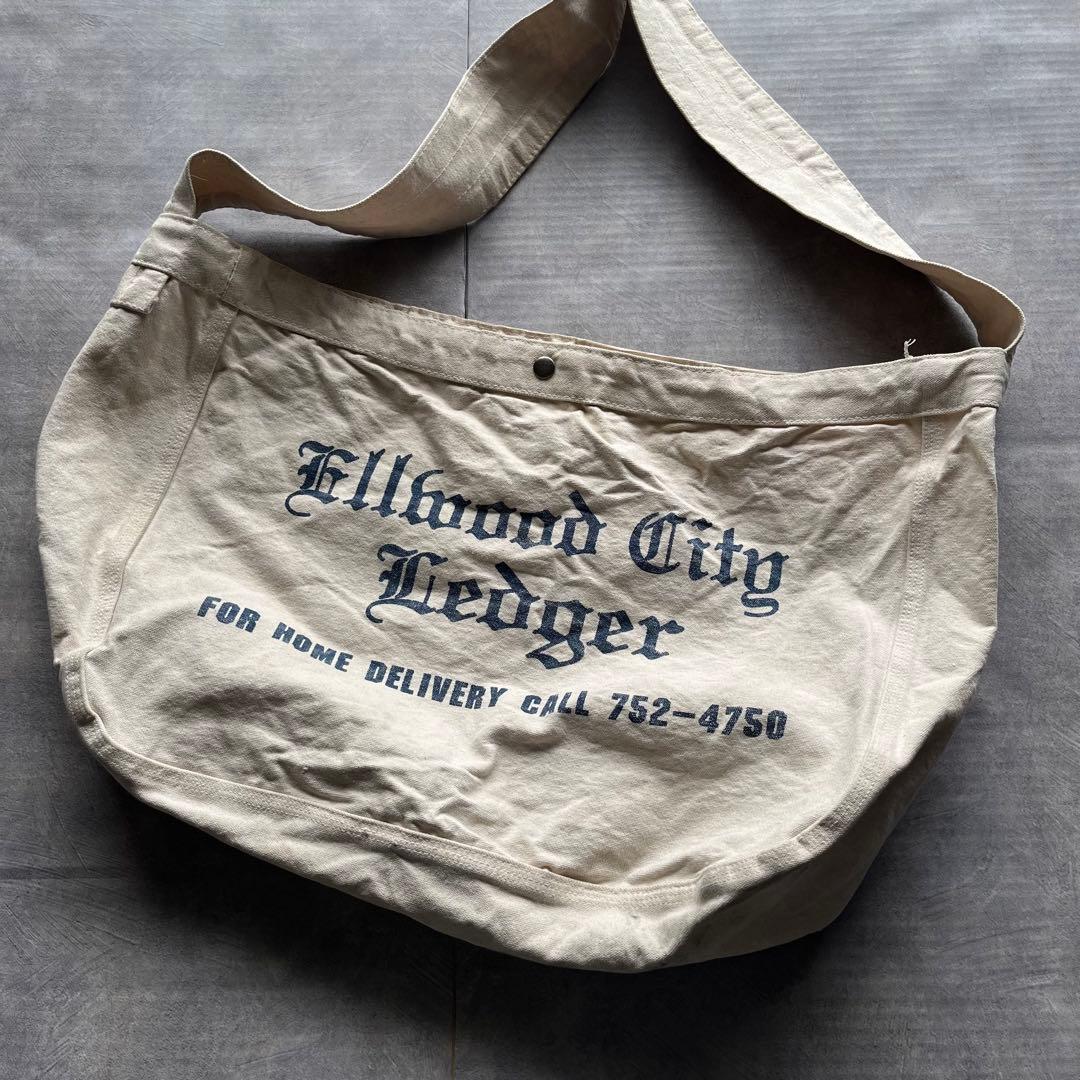 60s 70s ニュースペーパーバッグ オールドイングリッシュ ヴィンテージ