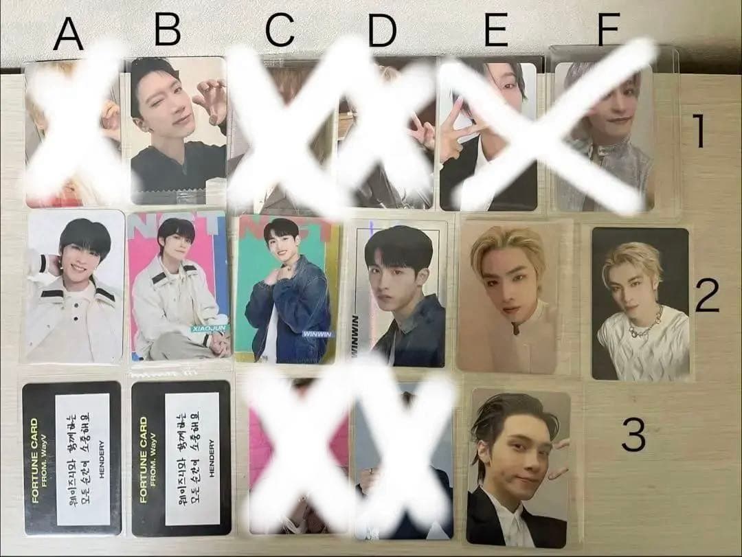 WayVトレカ　クン　テン　ウィンウィン　シャオジュン　ヘンドリー　ヤンヤン