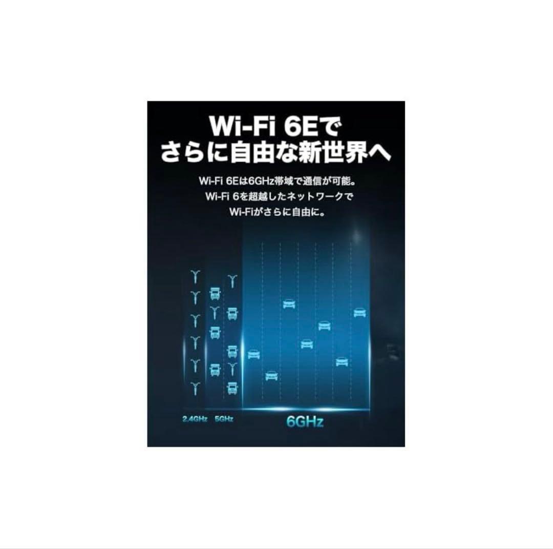 TP-LinkWiFi無線ルータ高速WiFi6E AXE5400V