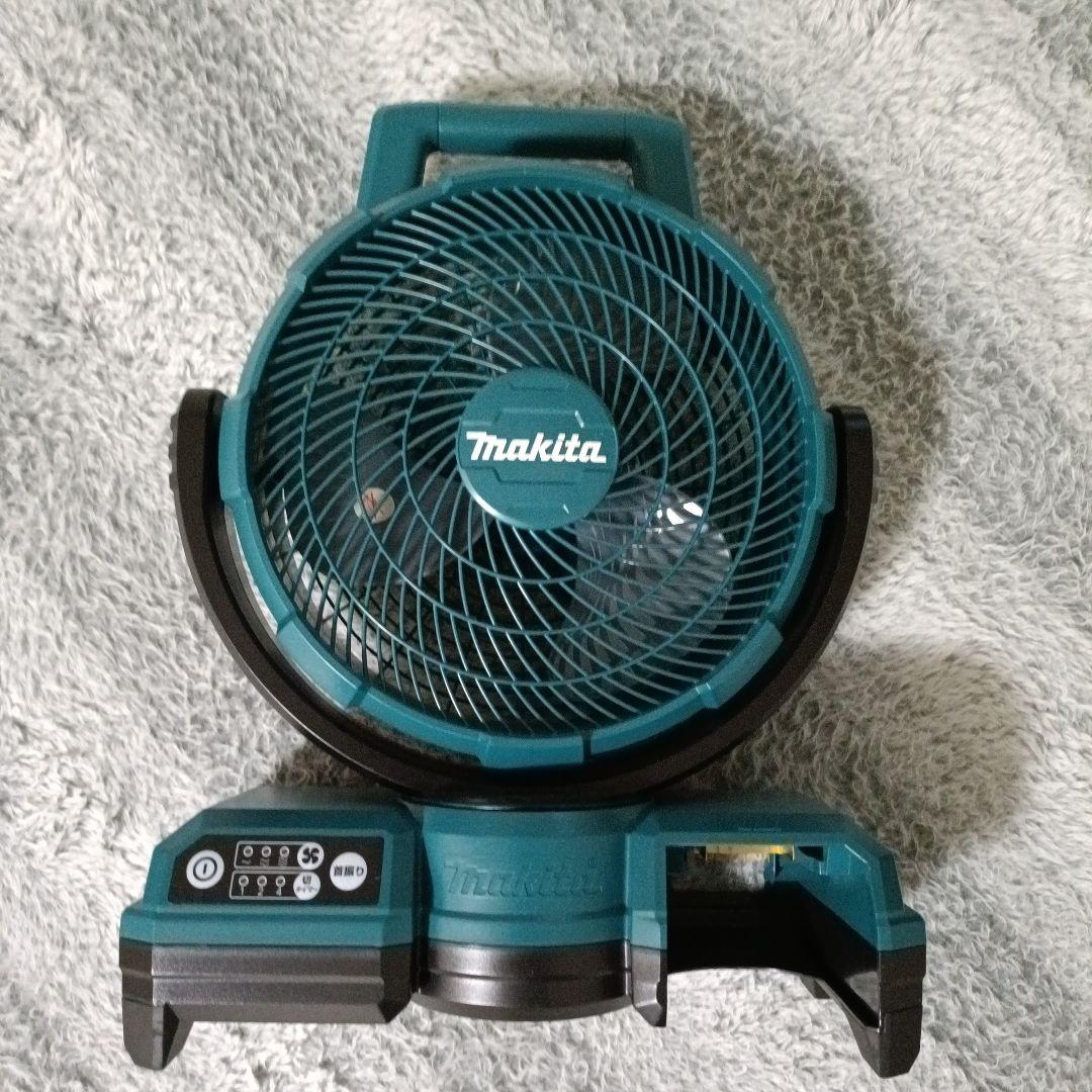 【本体のみ】マキタ 充電式ファン CF203DZ 自動首振り機能付き グリーン系