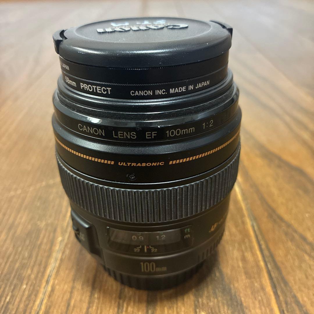【ジャンク】Canon EF 100mm f/2 レンズ