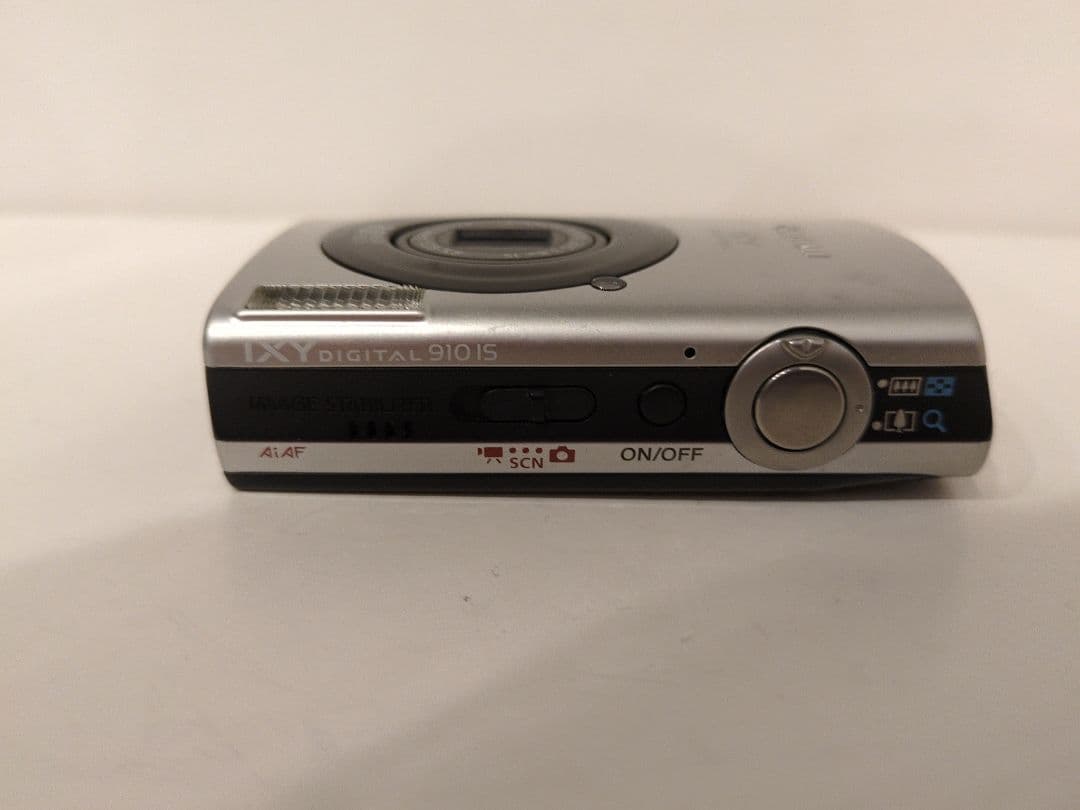 【ジャンク】Canon IXY DIGITAL 910IS シルバー デジカメ