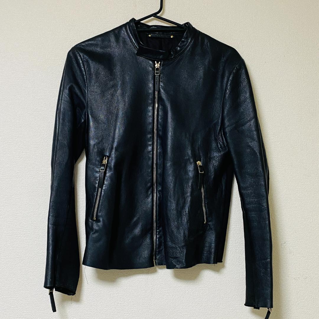 Paul Smith（ポールスミス）ライダース シングル　ラムレザー　M