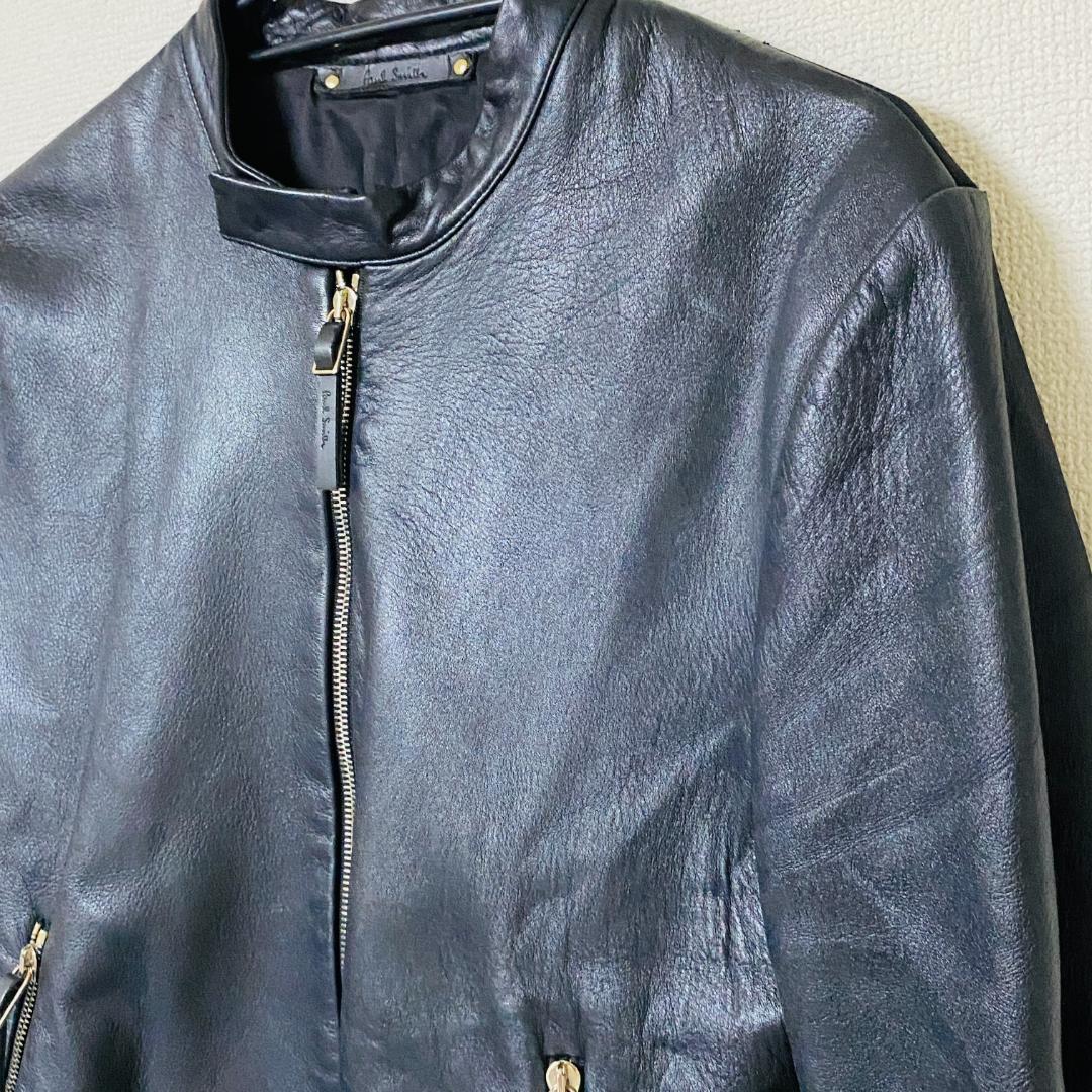 Paul Smith（ポールスミス）ライダース シングル　ラムレザー　M