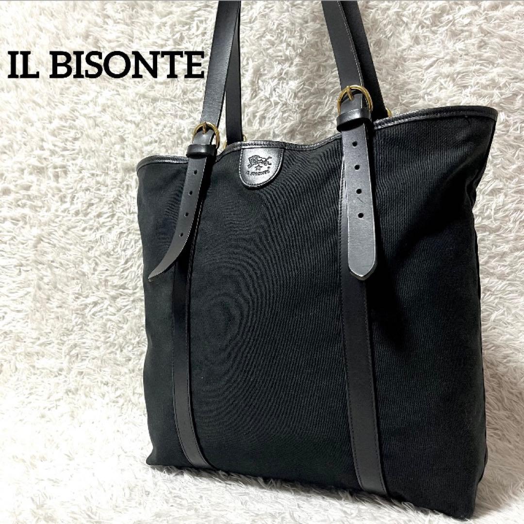 ✨激レア✨イルビゾンテ トートバッグ ビジネスバッグ A4収納可能 ブラック