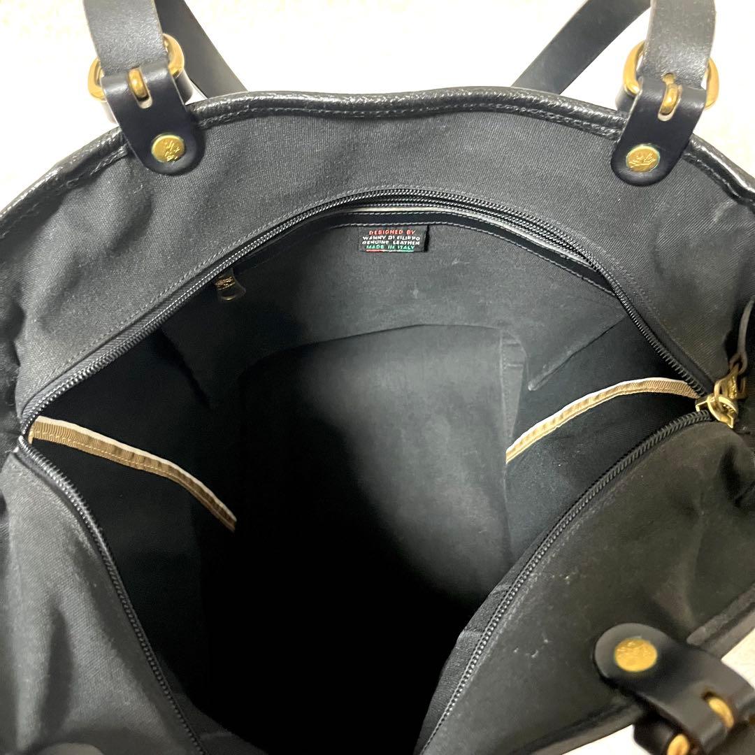 ✨激レア✨イルビゾンテ トートバッグ ビジネスバッグ A4収納可能 ブラック