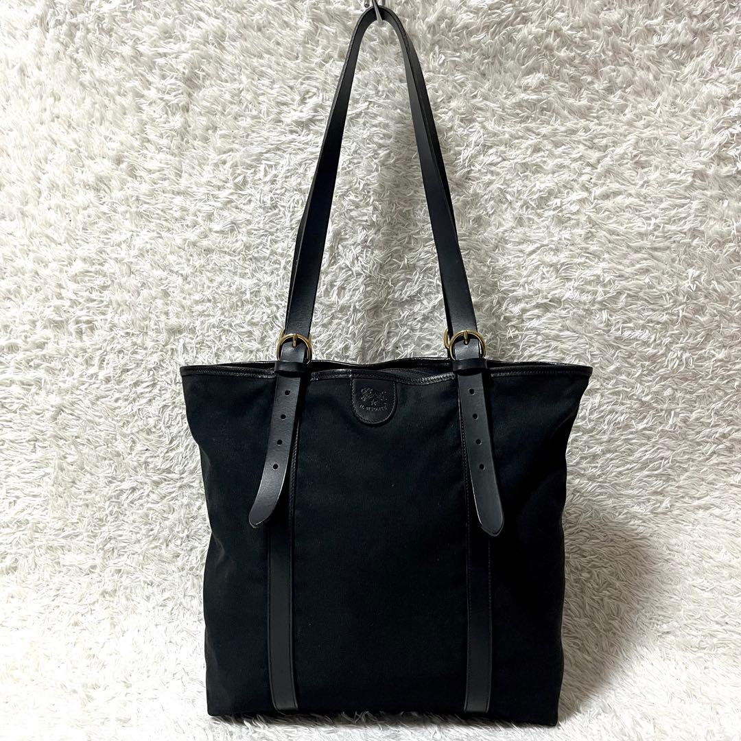 ✨激レア✨イルビゾンテ トートバッグ ビジネスバッグ A4収納可能 ブラック