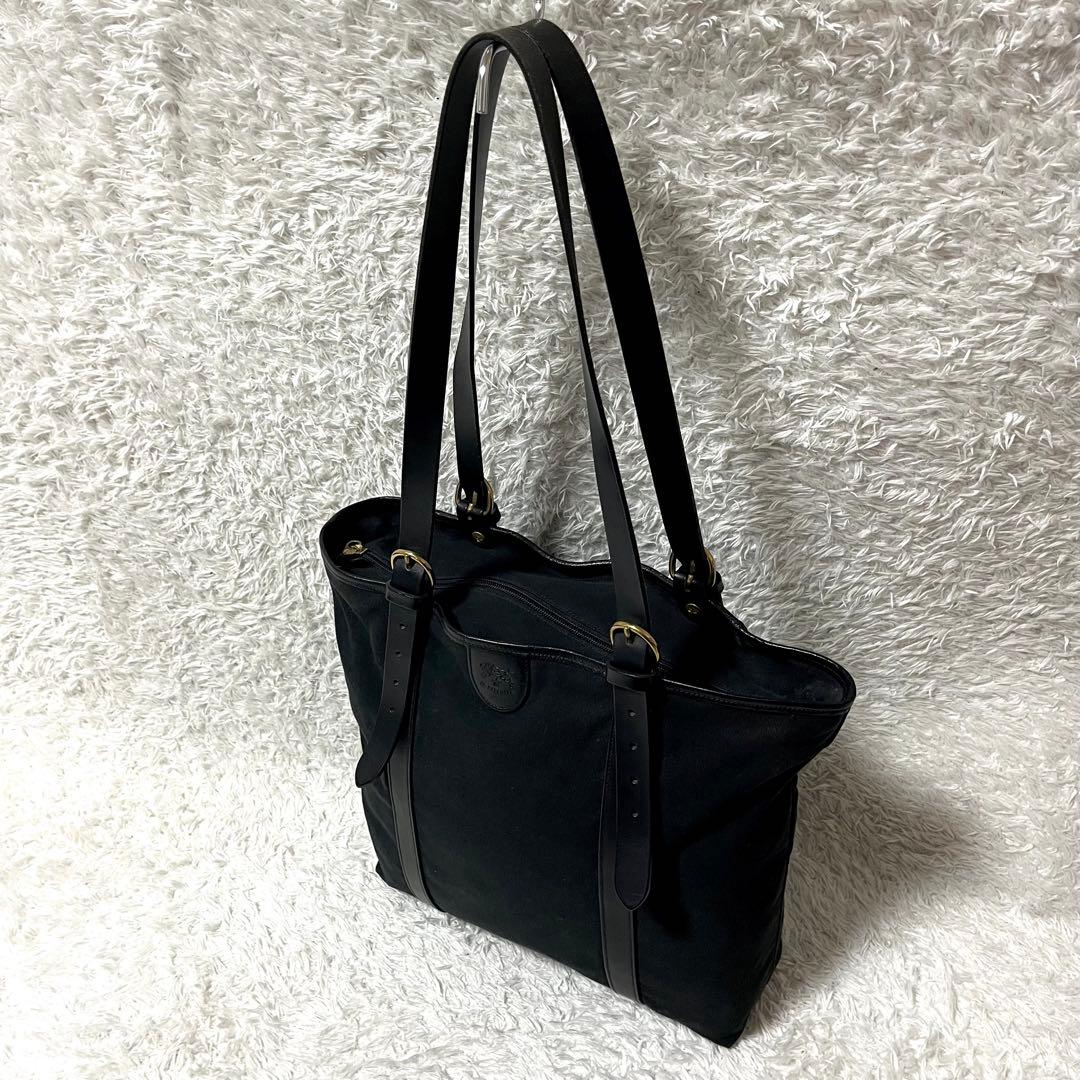 ✨激レア✨イルビゾンテ トートバッグ ビジネスバッグ A4収納可能 ブラック