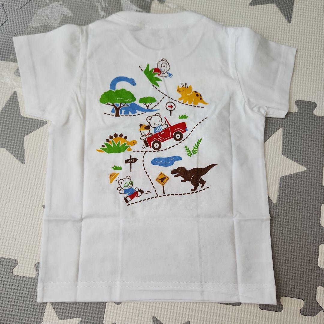 新品タグ付きファミリア半袖Tシャツ100cm&ミキハウス新品2点セット