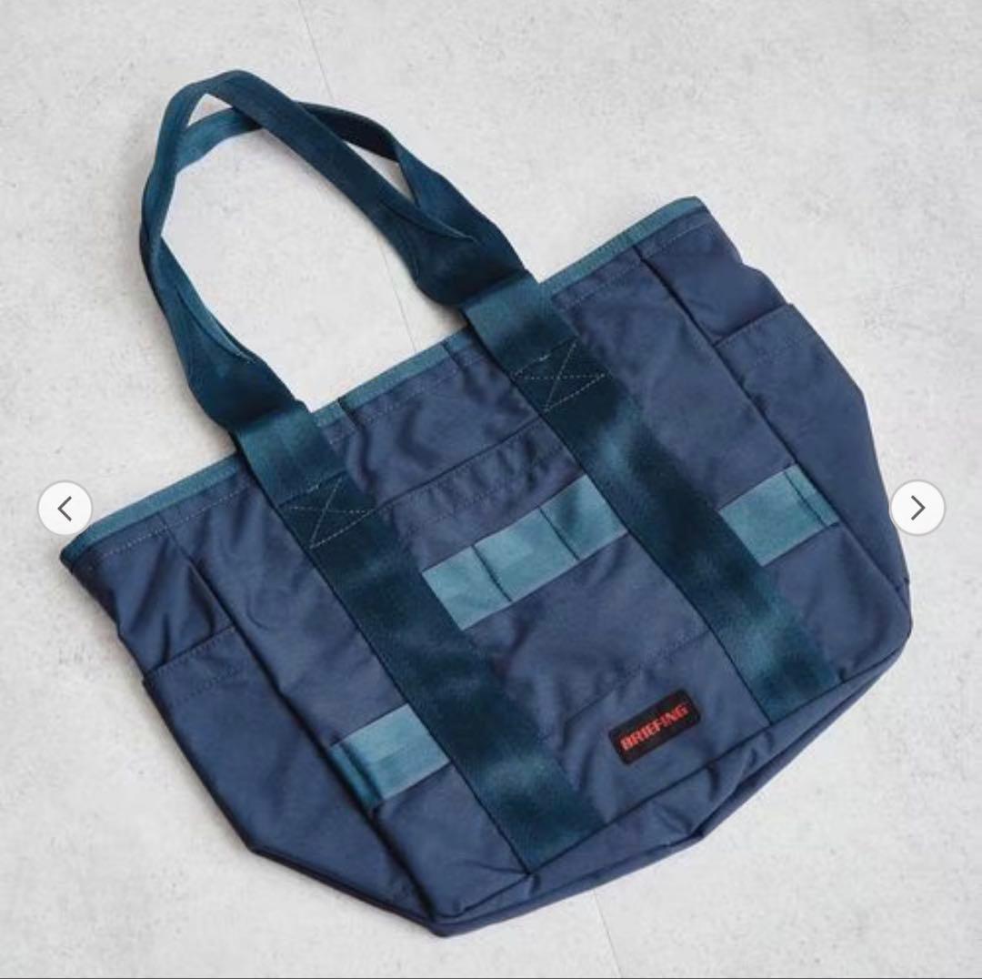 美品 BRIEFING グリーンレーベル別注トートバッグ ネイビー 青 バッグ