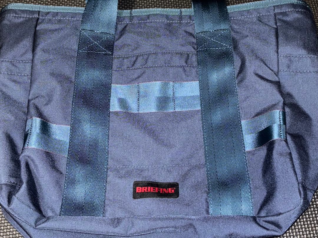 美品 BRIEFING グリーンレーベル別注トートバッグ ネイビー 青 バッグ