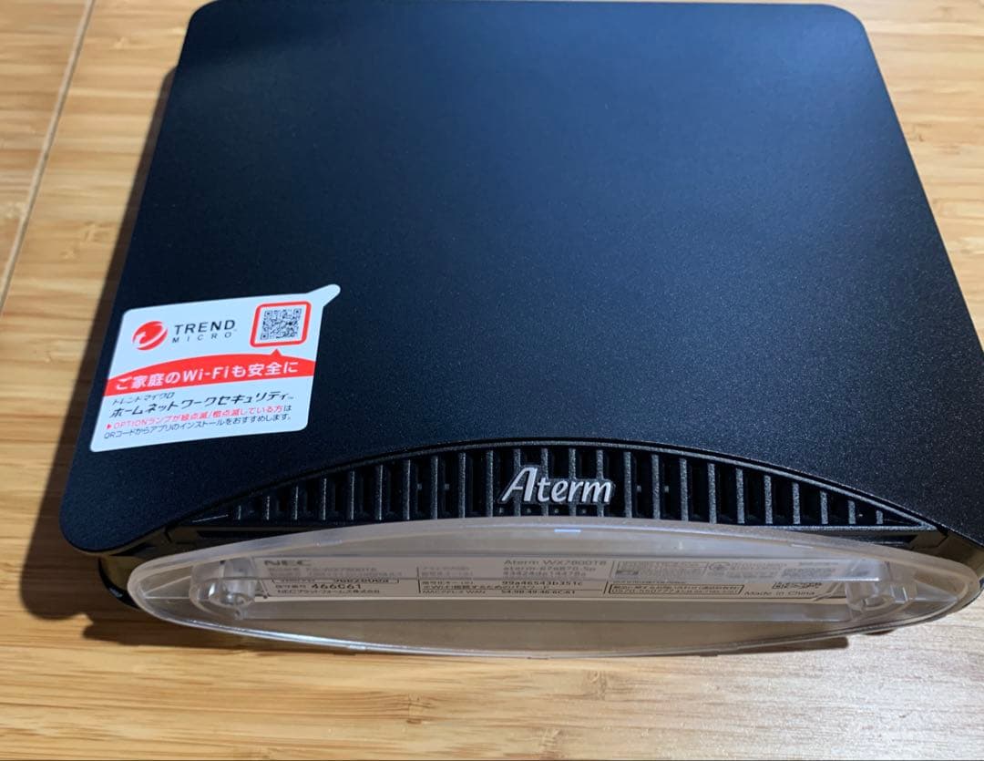 NEC Aterm PA-WX7800T8 無線 Wi-Fi LANルーター本体
