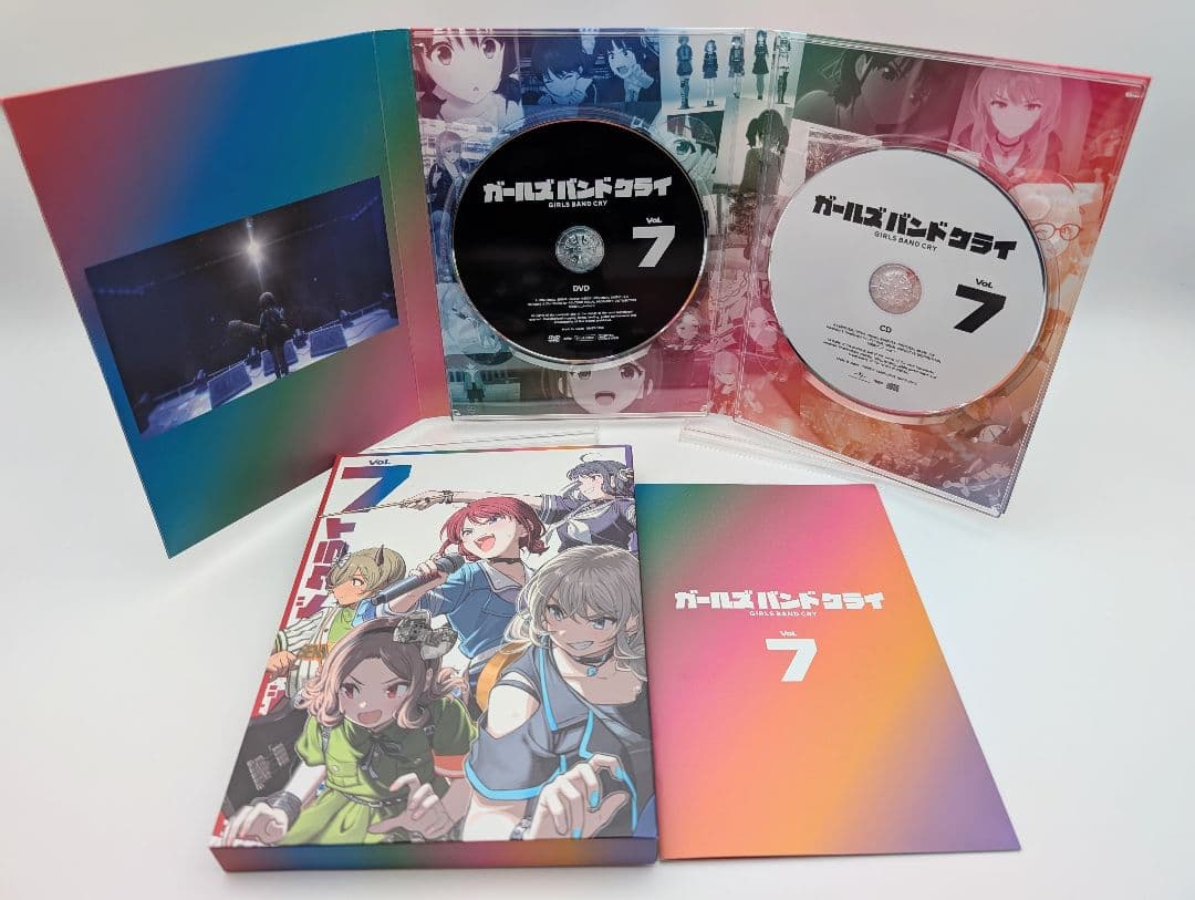X*n様 ガールズバンドクライ DVD 1〜7巻全巻フィギュア付セット 豪華限定