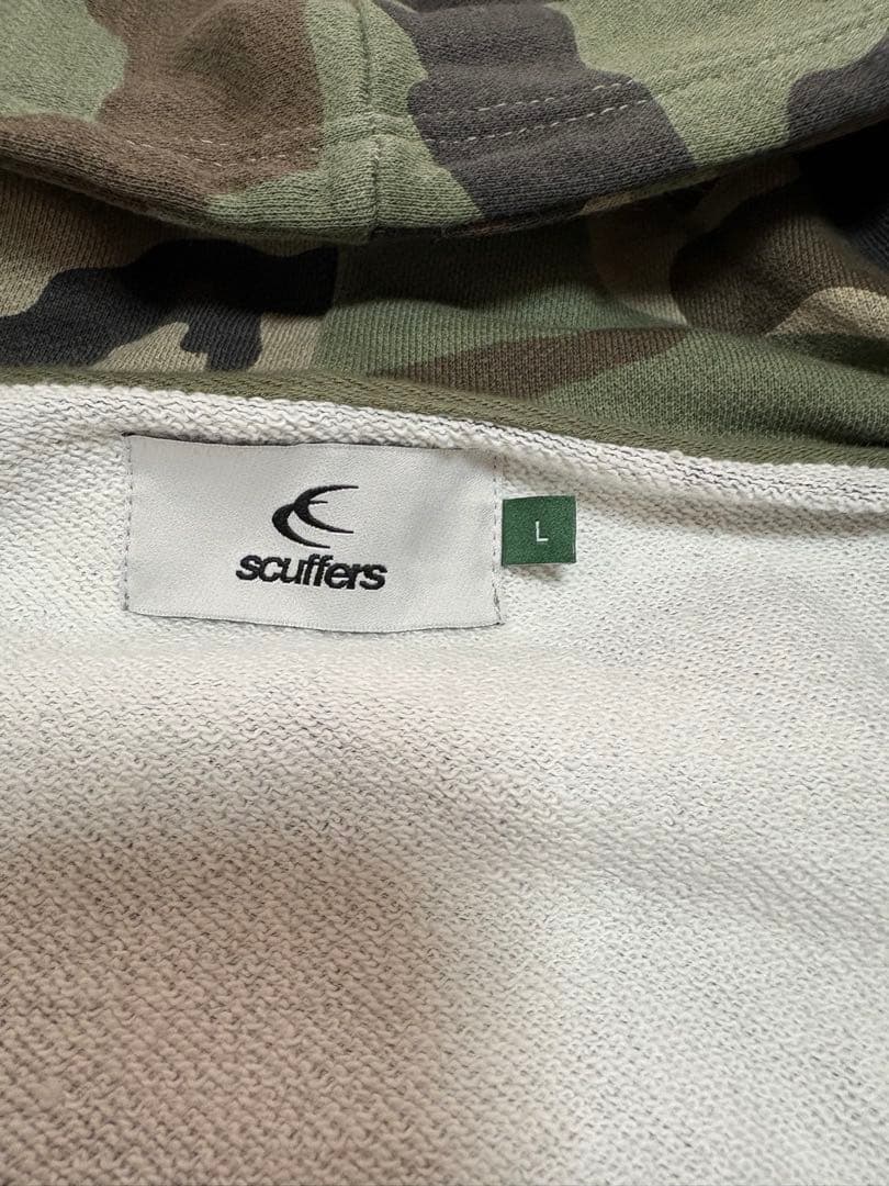 scuffers SCFF Camo Zipper ジップアップパーカ 迷彩 L
