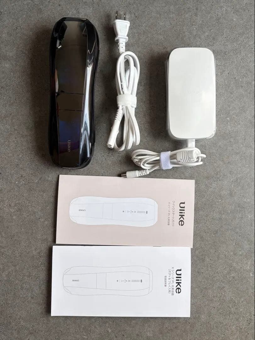 Ulike X IPL光美容器　UI20S BKS 脱毛器 充電ケーブル付き