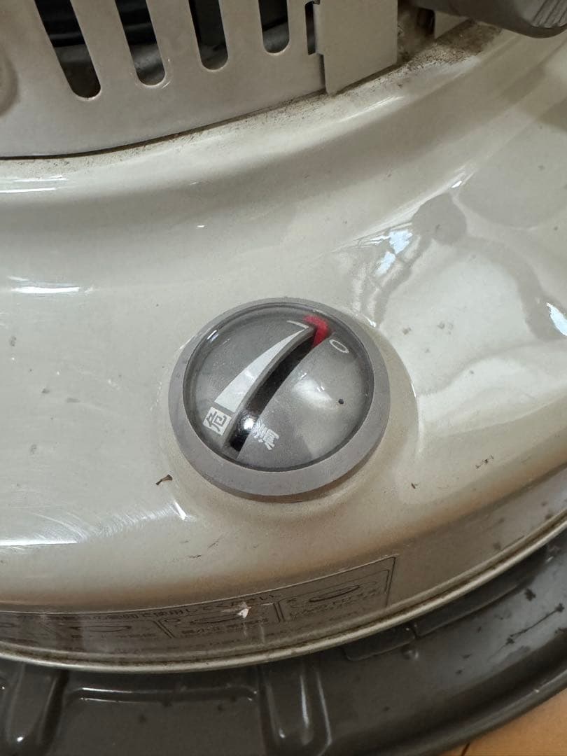 石油ストーブ 灯油 手動点火 安全ガード付き