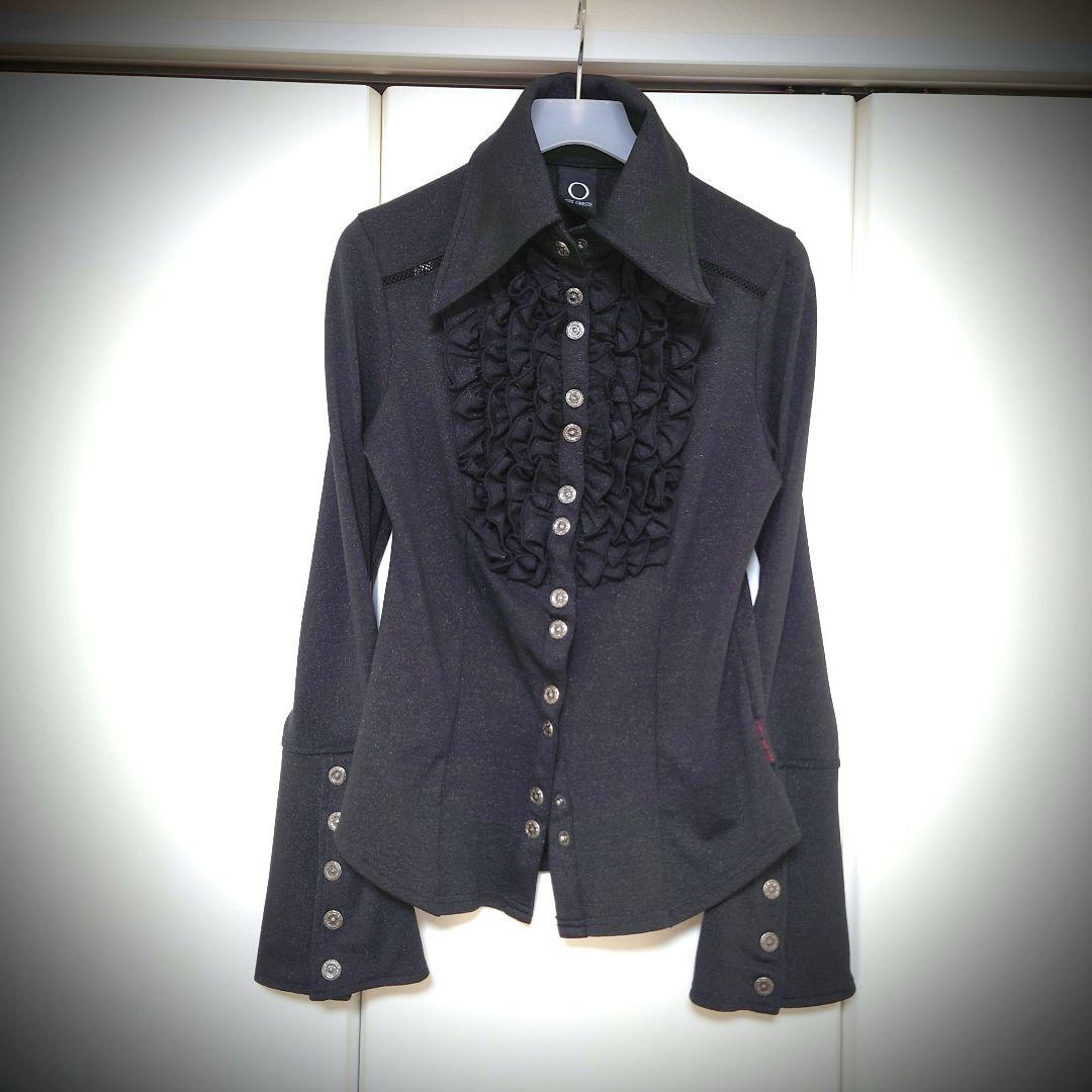 Ozzon OzzOneste フリルデザイン ブラウス